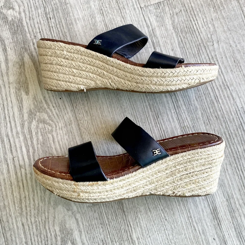 Sam Edelman Espadrille Rubie Wedges Resort Vacation 8